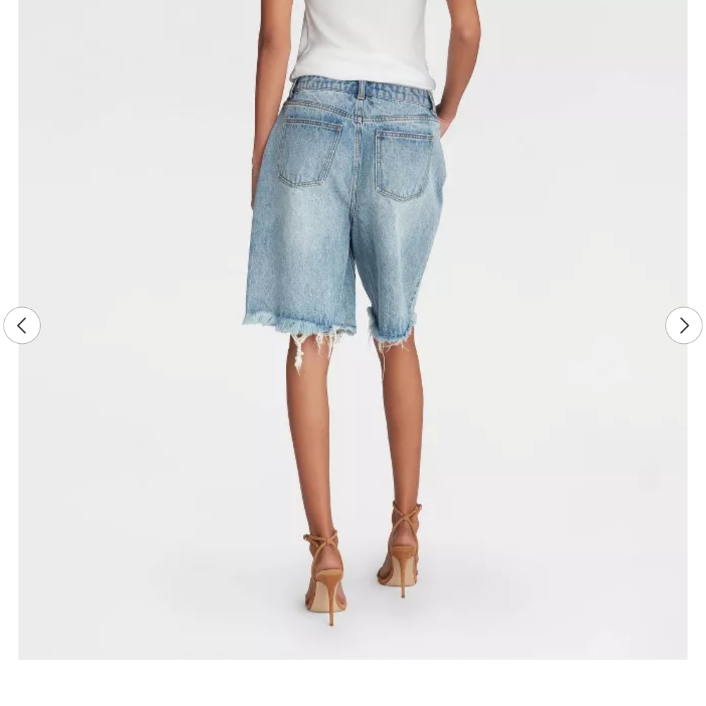 KBB by KAHLANA Women's 'The Denim Bermuda Shorts' - Picture 3 of 6